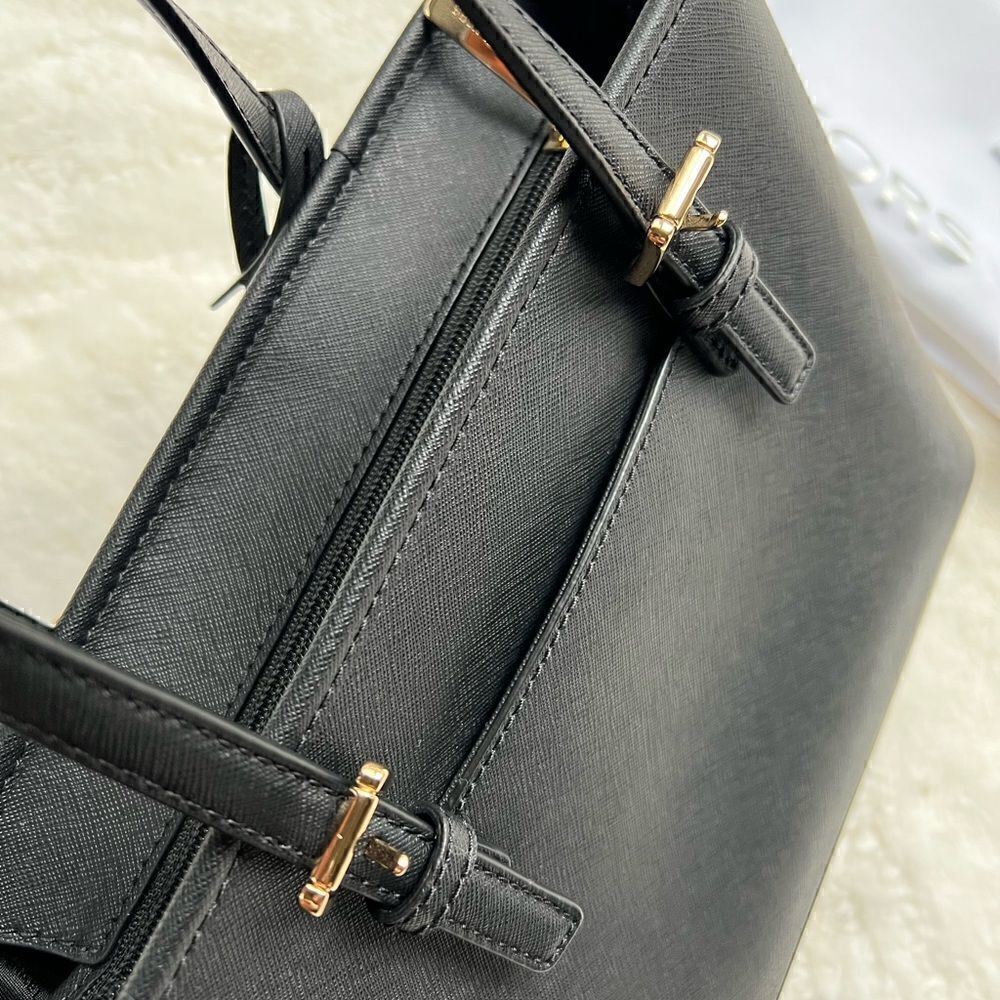 Michael Kors Jet Set Travel Extra-Small Saffiano Leather Top-Zip Tote Bag - Picture 8 of 16